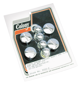 ROCKER SHAFT END CAP AND NUT KIT